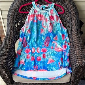 Udear Watermelon Flamingo Top 2XL